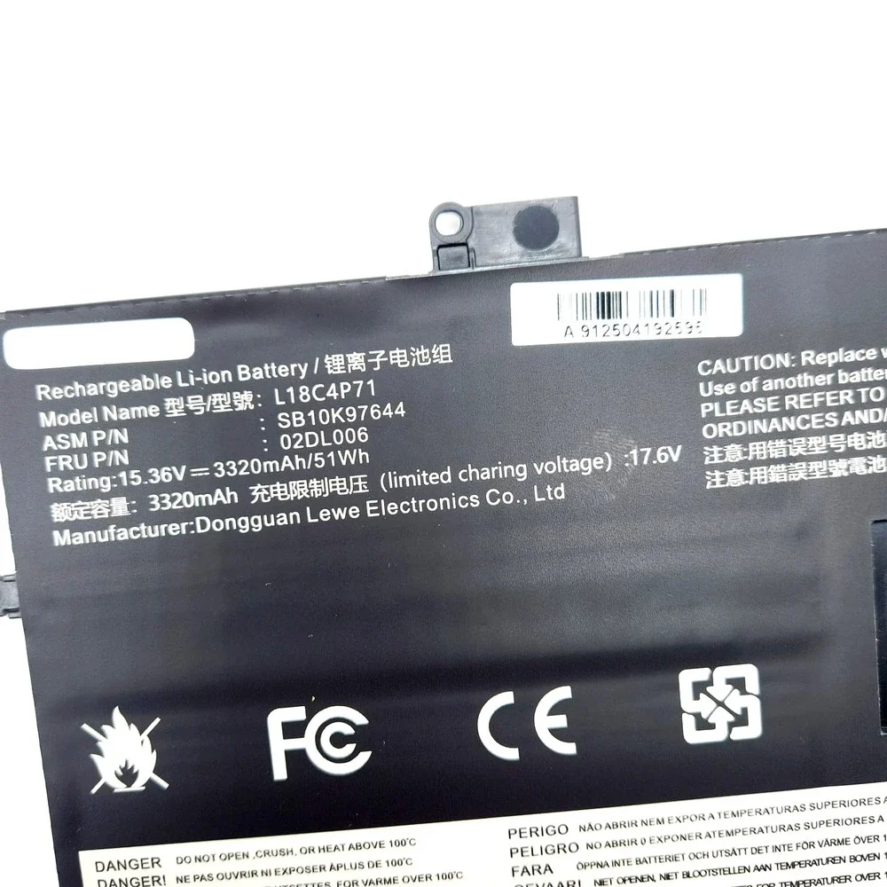 Replacement‎ Battery for Lenovo X1 Carbon 7/8 Gen Yoga 4/5 – L18C4P71 L18M4P72